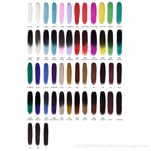 100g-165g synthetic ombre jumbo hair braid synthetic jumbo hair braid